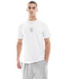 Ellesse tshirt for man אלס חולצה טישרט אוברסייז בצבע לבן לגבר